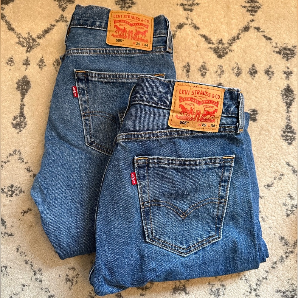 Men’s Levi’s jeans, 29 waist x 34 length